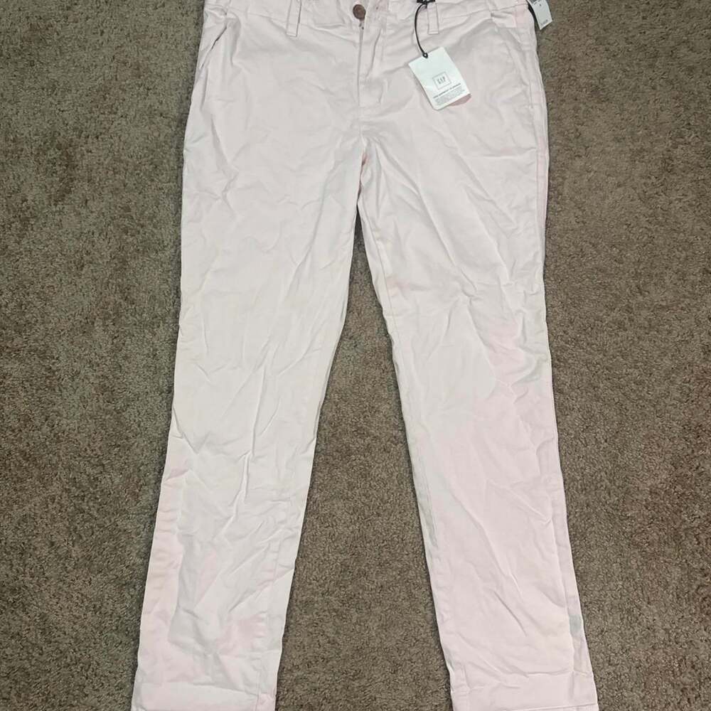 Gap pink girlfriend chino pants